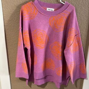 BNWOT MEDIUM ROSES IN BLOOM SWEATER